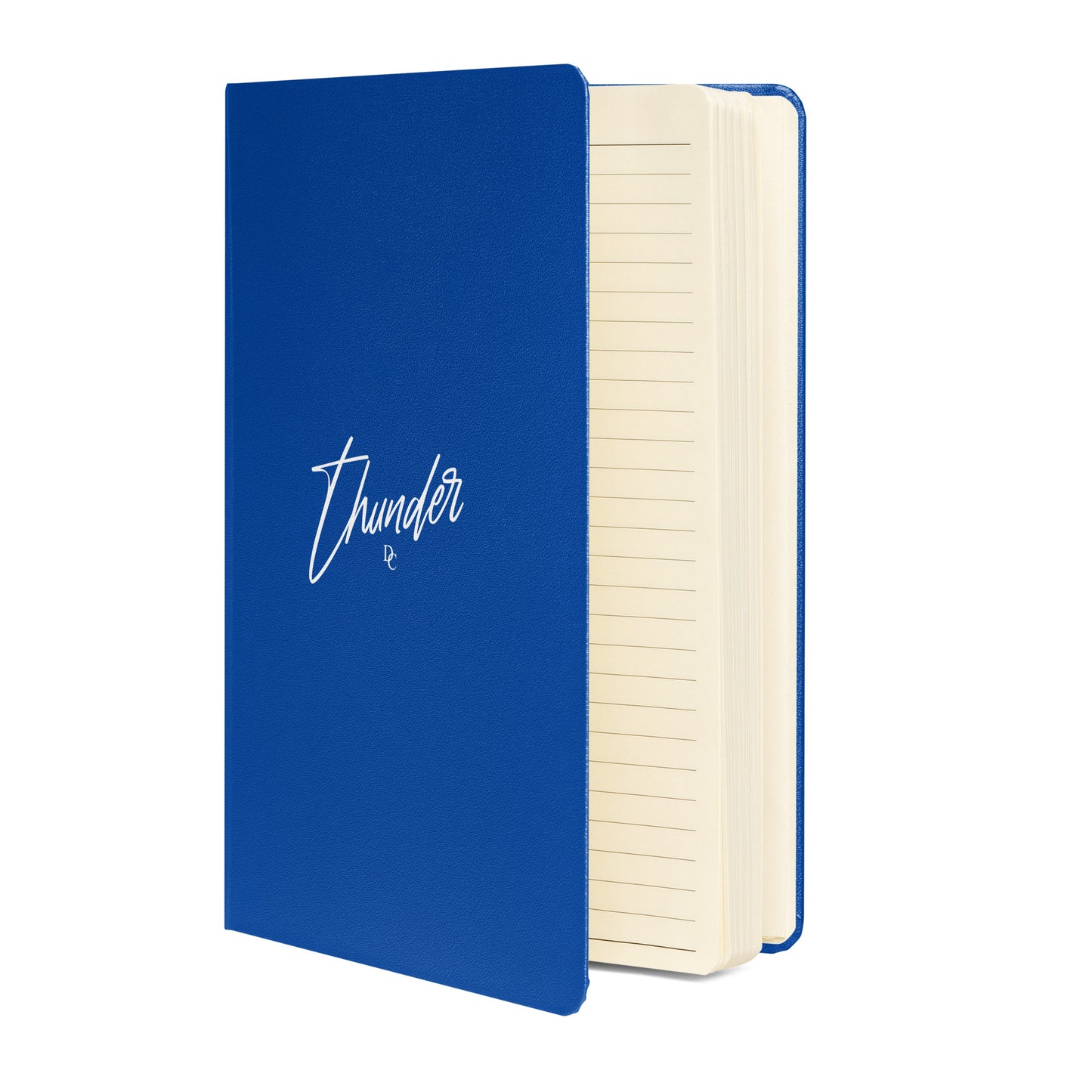 Thunder Script - Hardcover bound notebook
