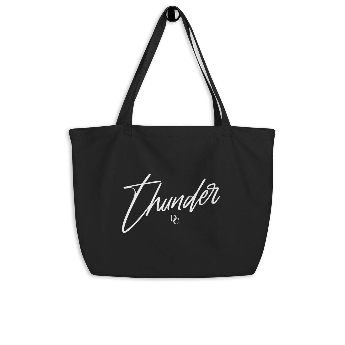 Thunder Script - Large organic tote bag
