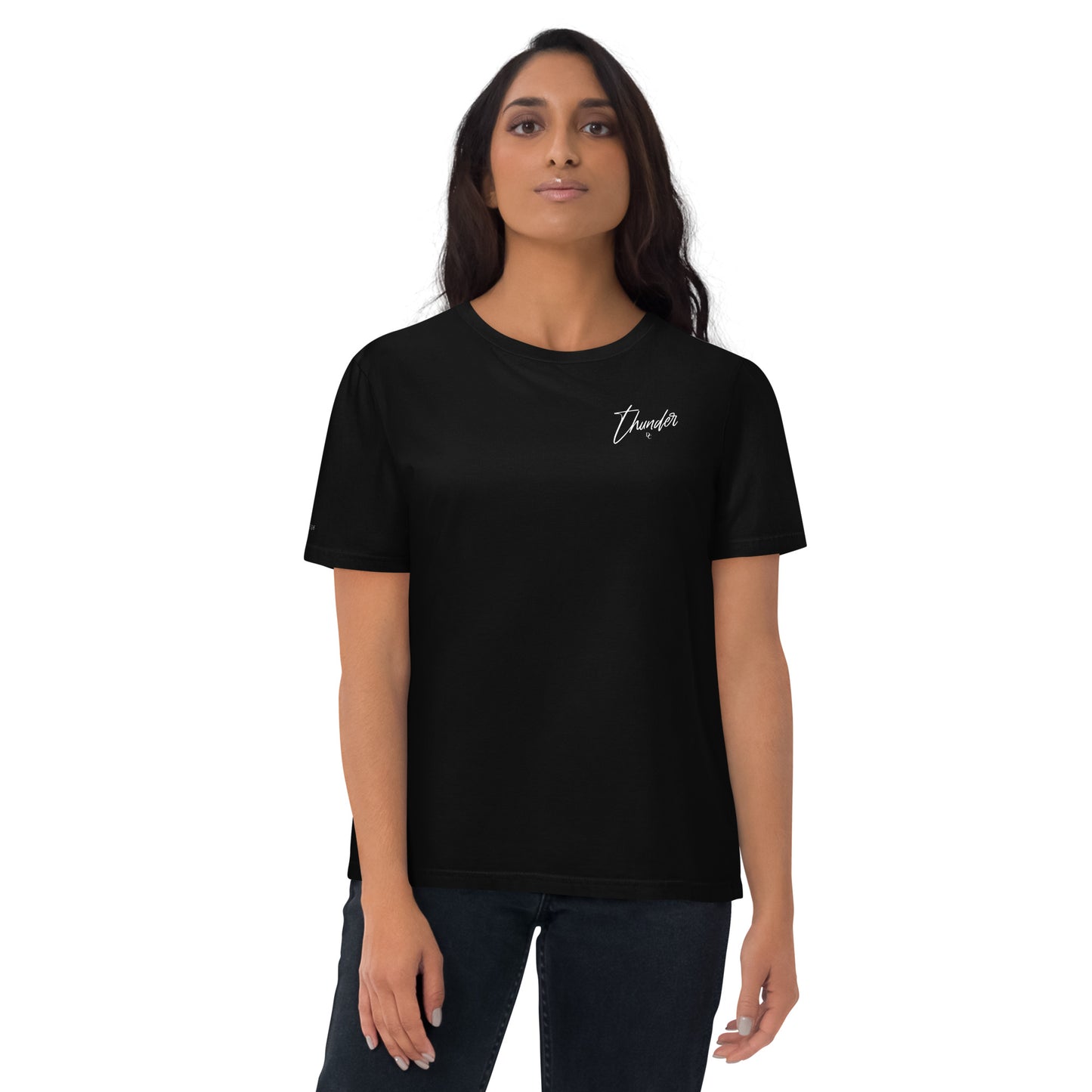 Thunder Script (Dark Colors) - Unisex organic cotton t-shirt