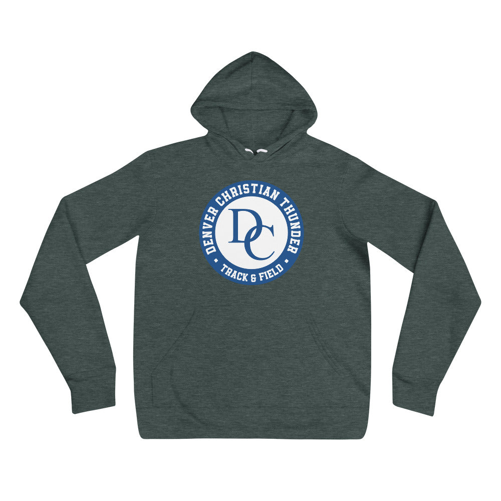 Retro Alumni DC Track & Field - Unisex hoodie